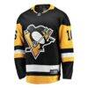 Justin Brazeau Pittsburgh Penguins Fashion7 Home Breakaway Jersey - Black - Side View