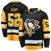 Philip Kemp Pittsburgh Penguins Fashion7 Home Breakaway Jersey - Black - Front View