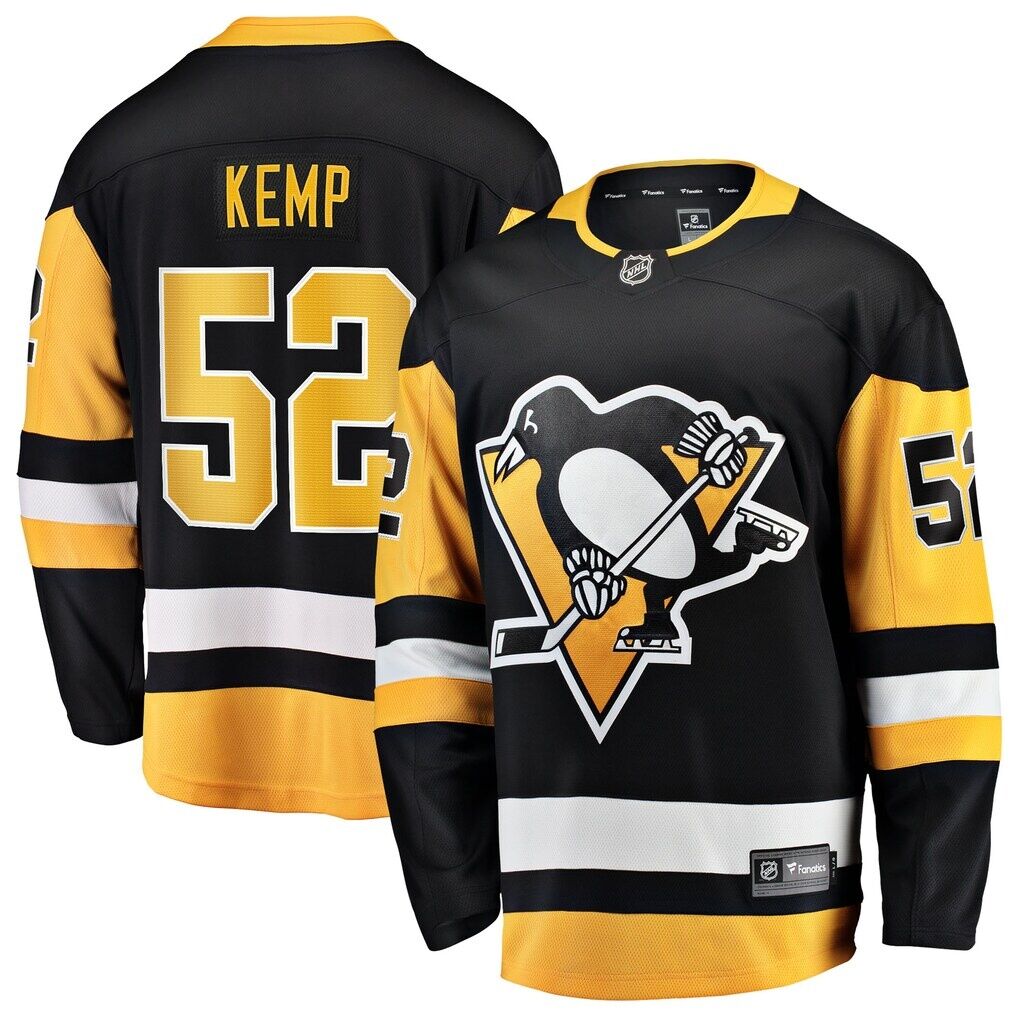 Philip Kemp Pittsburgh Penguins Fashion7 Home Breakaway Jersey