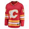 Morgan Frost Calgary Flames Fashion7 Home Breakaway Jersey - Red - Side View