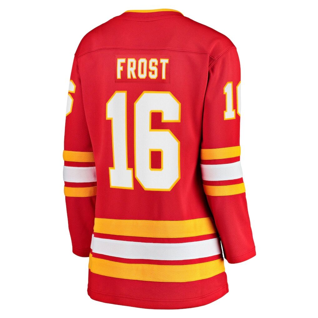Morgan Frost Calgary Flames Fashion7 Women's Home Breakaway Jersey