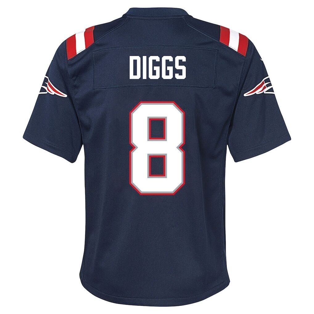 Stefon Diggs New England Patriots Nike Youth Team Game Jersey