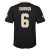 Tyler Shough New Orleans Saints Nike Youth Team Game Jersey - Black - Detail View