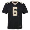 Tyler Shough New Orleans Saints Nike Youth Team Game Jersey - Black - Side View