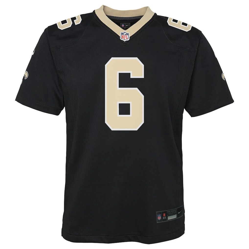 Tyler Shough New Orleans Saints Nike Youth Team Game Jersey