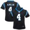 Tetairoa McMillan Carolina Panthers Nike Toddler Game Jersey - Black - Front View