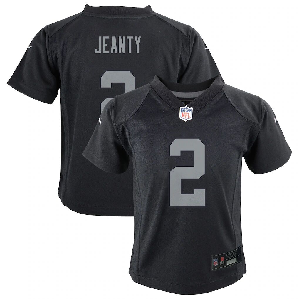 Ashton Jeanty Las Vegas Raiders Nike Toddler Team Game Jersey