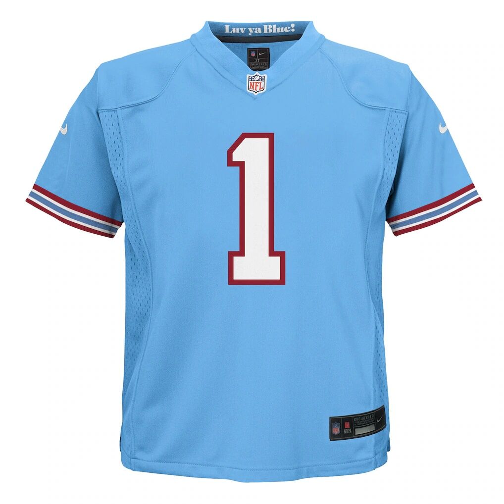 Cameron Ward Tennessee Titans Nike Toddler Alternate 2 Game Jersey - Light Blue