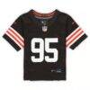 Myles Garrett Cleveland Browns Nike Infant Team Player Game Jersey - Brown - Side View