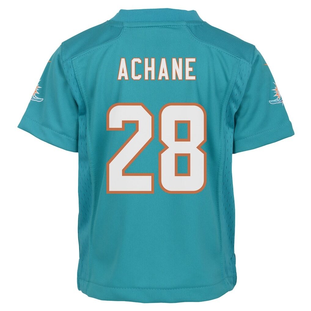 De'Von Achane Miami Dolphins Nike Infant Team  Player Game Jersey - Aqua