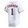 Carlos Correa Houston Astros Nike Home Limited Player Jersey - White - Detail View