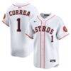 Carlos Correa Houston Astros Nike Home Limited Player Jersey - White - Front View