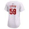 Jhoan Duran Philadelphia Phillies Nike Women's Home Limited Player Jersey - White - Detail View