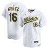 Nick Kurtz Athletics Nike Home Limited Player Jersey - White - Front View