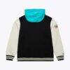 San Antonio Spurs Mitchell & Ness Courtside Fleece Full-Snap Jacket - Black - Side View