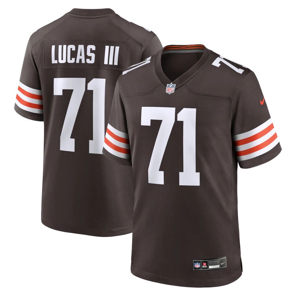 Cornelius Lucas Cleveland Browns Nike Team Game Jersey