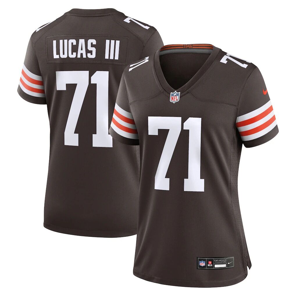 Cornelius Lucas Cleveland Browns Nike Women's Team Game Jersey