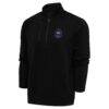 France National Team Antigua Genesis Quarter-Zip Pullover - Black - Side View