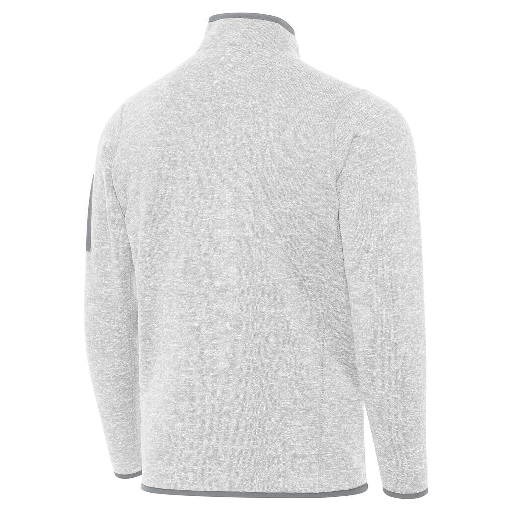 France National Team Antigua Elevate Quarter-Zip Pullover - Heather Gray