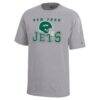 New York Jets Champion Youth Graphic T-Shirt - Gray - Front View