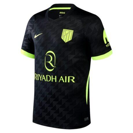 Atletico de Madrid Nike 2026/27 Away Stadium Replica Jersey - Black - Detail View