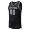 #00 Georgetown Hoyas Jordan Brand Replica Basketball Jersey - Black - Side View
