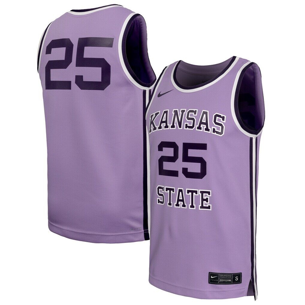 #25 Kansas State Wildcats Nike Replica Basketball Jersey