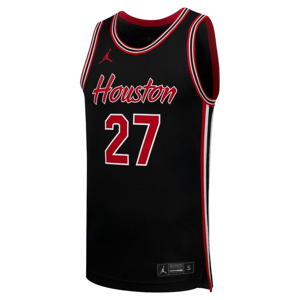 #27 Houston Cougars Jordan Brand Replica Basketball Jersey