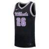 #26 Kansas State Wildcats Nike Replica Basketball Jersey - - Side View