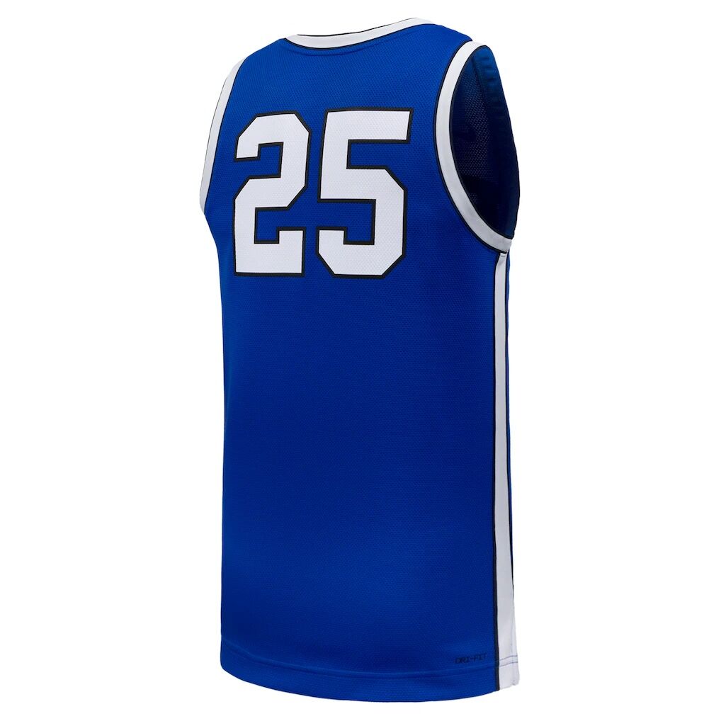 #25 BYU Cougars Nike Replica Basketball Jersey - Royal