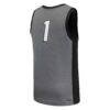 #1 Colorado Buffaloes Nike Replica Basketball Jersey - Gray - Detail View