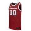 #00 Arkansas Razorbacks Nike Replica Basketball Jersey - - Side View