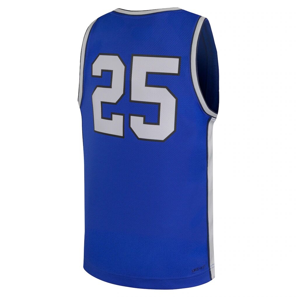 #25 BYU Cougars Nike Youth Replica Basketball Jersey - Royal