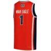 #1 Auburn Tigers Nike Youth Replica Basketball Jersey - Orange - Detail View