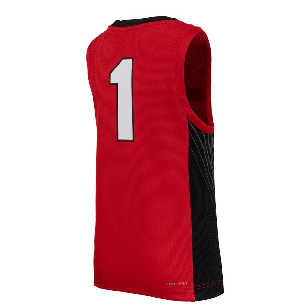 #1 Georgia Bulldogs Nike Youth Replica Basketball Jersey