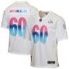 Super Bowl LX Nike Youth Game Jersey - White - Front View