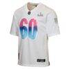 Super Bowl LX Nike Youth Game Jersey - White - Side View