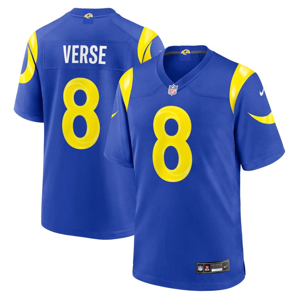 Jared Verse Los Angeles Rams Nike Team Game Player Jersey - Royal