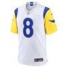 Jared Verse Los Angeles Rams Nike White Game Player Jersey - White - Alt1