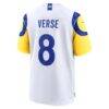 Jared Verse Los Angeles Rams Nike White Game Player Jersey - White - Alt2