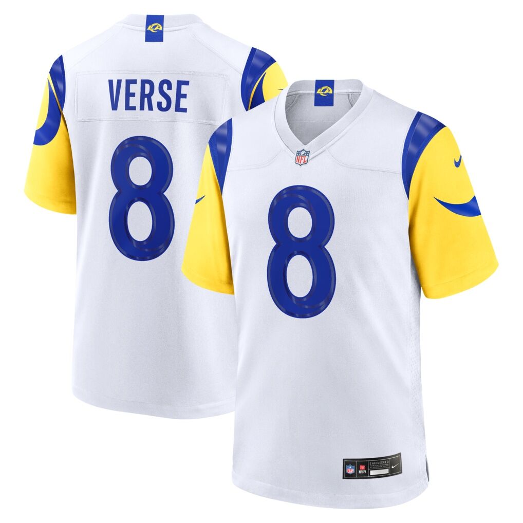 Jared Verse Los Angeles Rams Nike White Game Player Jersey