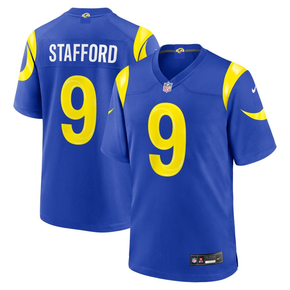 Matthew Stafford Los Angeles Rams Nike Team Game Player Jersey - Royal