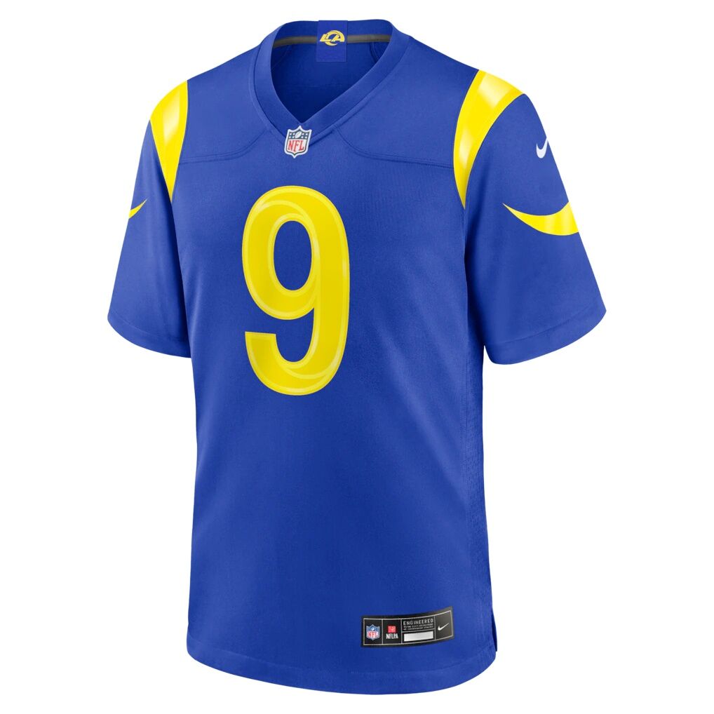 Matthew Stafford Los Angeles Rams Nike Team Game Player Jersey - Royal