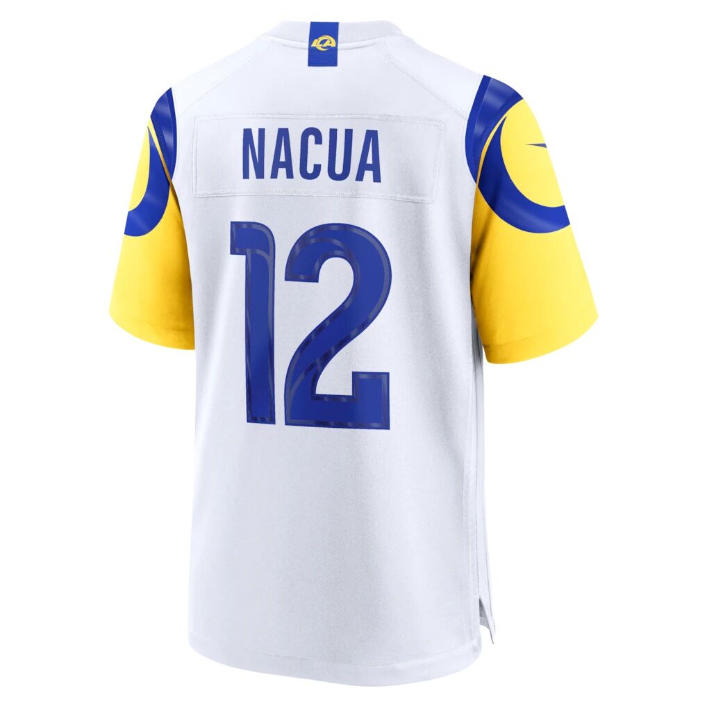 Puka Nacua Los Angeles Rams Nike White Game Player Jersey