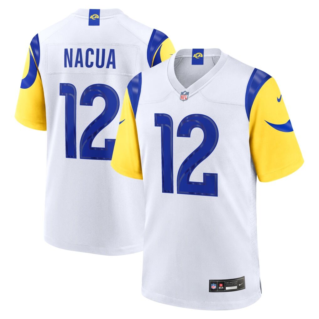 Puka Nacua Los Angeles Rams Nike White Game Player Jersey