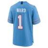 Cameron Ward Tennessee Titans Nike Game Jersey - Light Blue - Alt2