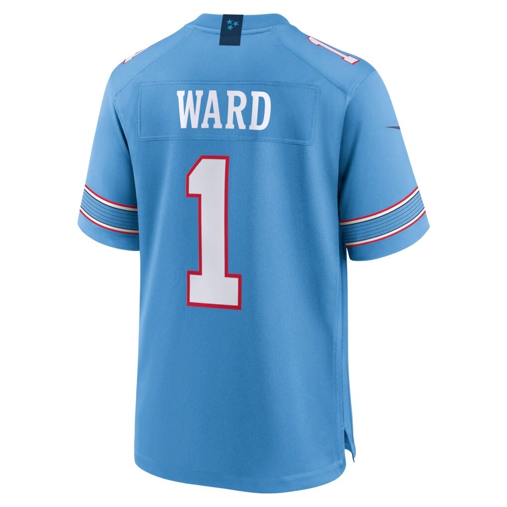 Cameron Ward Tennessee Titans Nike Game Jersey - Light Blue