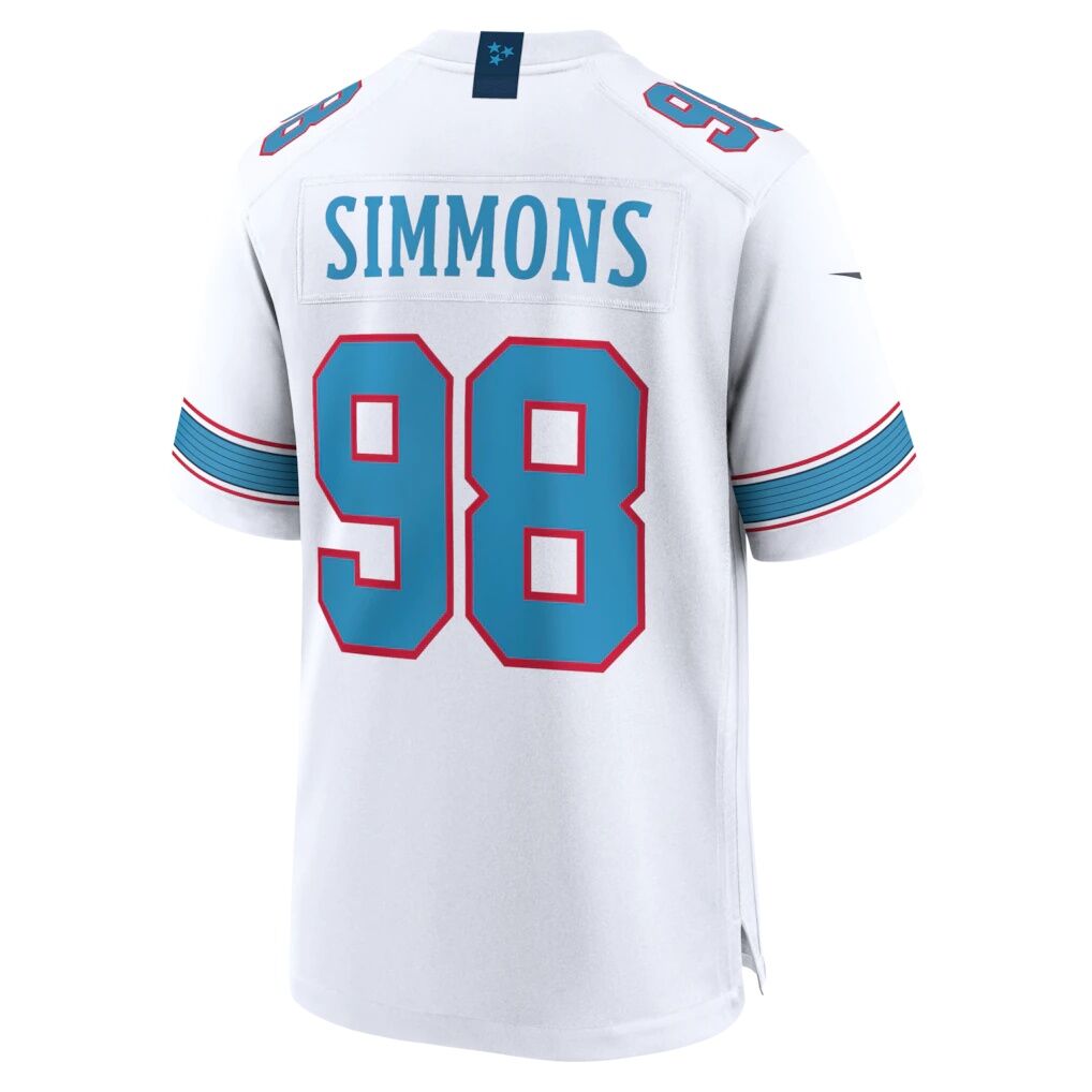Jeffery Simmons Tennessee Titans Nike Game Jersey