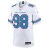 Jeffery Simmons Tennessee Titans Nike Game Jersey - White - Side View