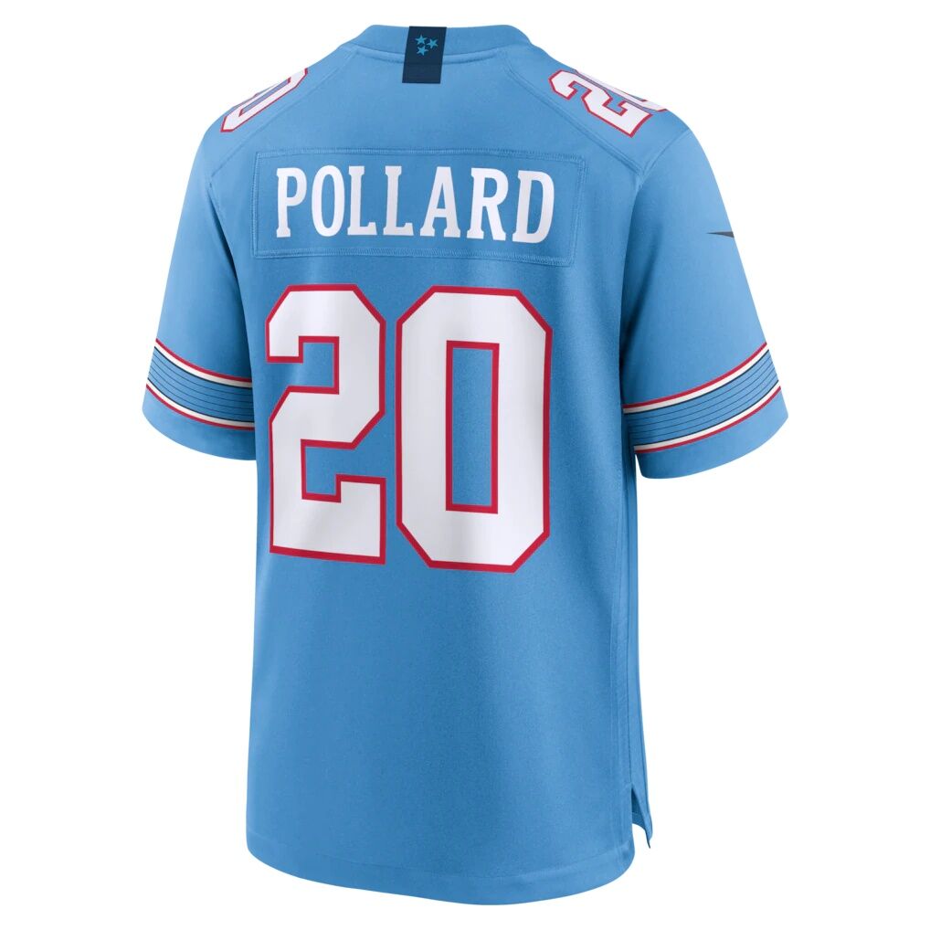 Tony Pollard Tennessee Titans Nike Game Jersey - Light Blue